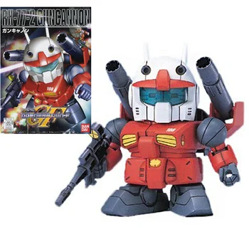Оригинальная подлинная модель Gundam SD BB 225 RX-77-2 Пушка Лазерная сборка Фигурка Аниме Фигурка Подарок НОВИНКА для детей