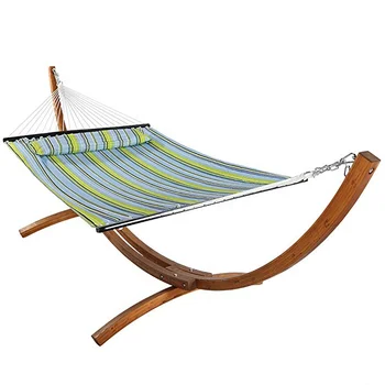 Открытый портативный роскошный кемпинг, кресло для отдыха, сад, подвесной деревянный гамак