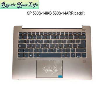 Подставка для клавиатуры с подсветкой на испанском языке для клавиатуры ноутбука Lenovo Ideapad 530S-14IKB 530S-14ARR 530S-14 Тачпад 5CB0R11674 PD4SB