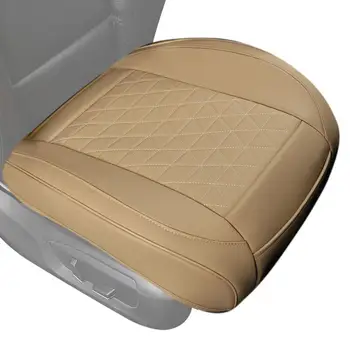 Подушка для автомобильных сидений Чехол подушки сиденья из искусственной кожи Автомобильный протектор сиденья Универсальный аксессуары для салона кресла Комфортный коврик