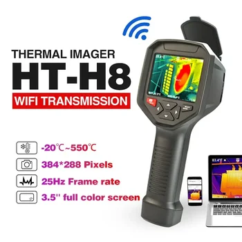 Портативная цифровая портативная тепловизорная камера HT-H8 384 * 288
