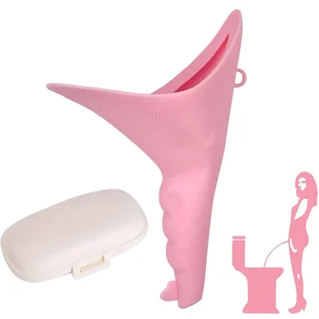  Портативный силиконовый женский устройство для мочеиспускания Путешествия На открытом воздухе Кемпинг Стоя Моча Туалет Писсуары Для Женщин Женское Гигиеническое Средство