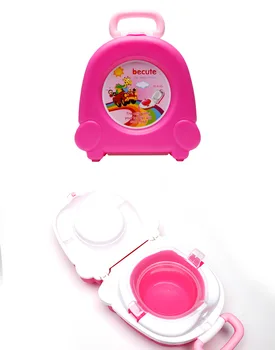  портативный туалет для приучения к горшку для мальчиков и девочек, складной дорожный стул для горшка для малышей в помещении на открытом воздухе, легко чистится