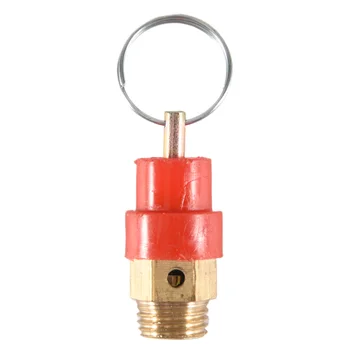 Предохранительный клапан 1/4 Zoll PT клапан сжатия воздуха красный + золото