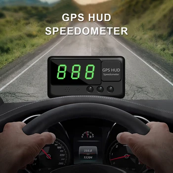  Работа кнопки HUD автомобиля Точный цифровой спидометр Одометр Расстояние Проекционный дисплей Предупреждение о превышении скорости Сигнализация превышения скорости