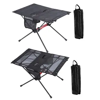 Сверхлегкий стол для пикника для кемпинга, алюминиевый с сумкой, стол для домашних пляжных путешествий
