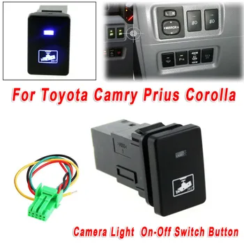  синий светодиодный свет камеры кнопка включения-выключения для Toyota для Camry для Prius для Corolla Авто Автомобили Аксессуары для интерьера