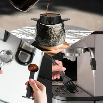 Складная портативная кофеварка с фильтром Держатель для кофе из нержавеющей стали Многоразовая безбумажная капельница для кофе