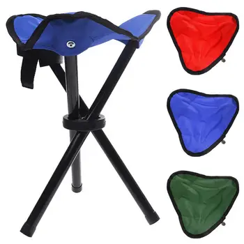 складной стул на 3 ножках, портативный стул для путешествий, открытый кемпинг, холст, штатив, стул, садовый стул, стул для пикника, пляжный стул