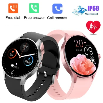  Смарт-часы Телефон Полностью сенсорный экран Спорт Фитнес Часы IP67 Водонепроницаемый Bluetooth-соединение для Android iOS Mi Умные часы Мужчины