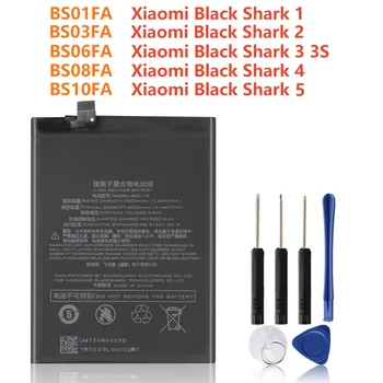 Сменная батарея BS01FA BS03FA BS06FA BS08FA для аккумуляторной батареи Xiaomi Black Shark 1 2 3 3S 4 5 Pro Black Shark Helo