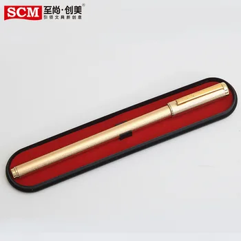Специальное предложение SCM V119 Металлическая гелевая ручка 0,5 мм Матовая деловая черная контрольная ручка 1PCS