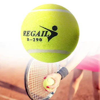Теннисные мячи Тренировка с высоким отскоком Теннис для собак Укус 6,4 см Эластичный резиновый теннисный тренировочный мяч На открытом воздухе Спортивные детали для тренировок