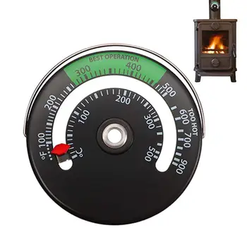  Термометр для дровяного камина Дровяная горелка Верхний термометр Измеритель температуры для дровяного камина Труба печи Измерение температуры