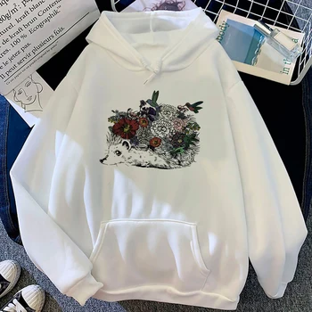  толстовки с ежом женские винтажные 2023 года y2k эстетическая японская одежда женский аниме пуловер