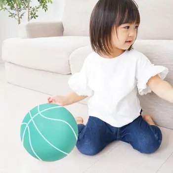 Умеренная эластичность Баскетбол Высокий отскок Низкий уровень шума Бесшумный баскетбол для детей в помещении Дриблинг Тренировка Без покрытия Высокая плотность
