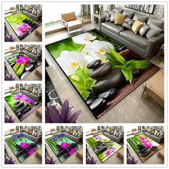 фланелевые ковры для гостиной цветочные коврики для спальни домашний декор напольный коврик tapis de chambre alfombra домашний декор