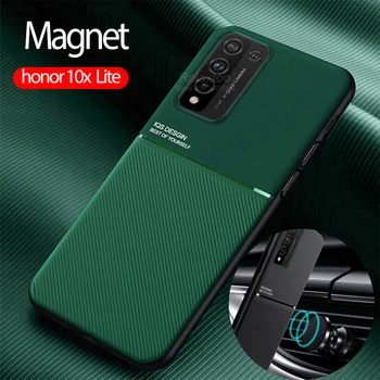 Чехол Honor 10x Lite магнитный автомобильный держатель чехол чехол Для Huawei Honor 10X Lite 10 X Lite Honor10x Light Light coque fundas