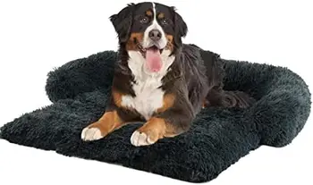 Чехол для дивана, мягкий плюшевый диван-кровать для собак со съемным моющимся чехлом, диван-кровать для собак с нескользящим дном Диван-кровать для маленьких собак 