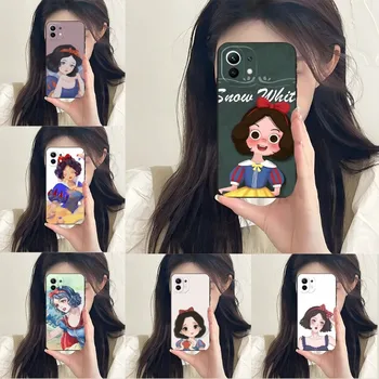 Чехол для телефона Disney Snow White Princess для Redmi Note 12 12S 11S 11 10 9S 8T 7 8 9 9T 10X A2 Pro Plus Силиконовый чехол