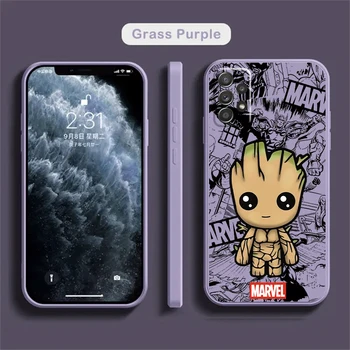 Чехол для телефона Marvel Groot Deadpool для Samsung Galaxy A81 A71 A70 A51 A50 A42 A41 A31 A30 A21 A21S A12 A11 A04 A03 Задняя оболочка