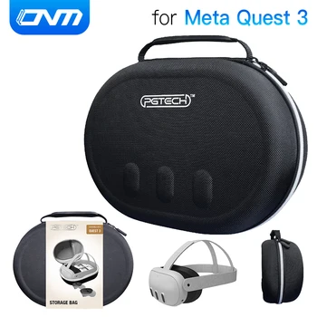 Чехол для хранения Meta / Oculus Quest 3 VR Жесткий портативный чехол для переноски для путешествий Аксессуары для сумки для хранения Meta Quest3